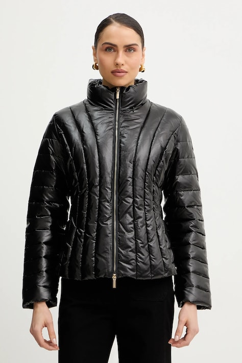 Jakna Armani Exchange boja: crna, za prijelazno razdoblje, XW001808 AF18998