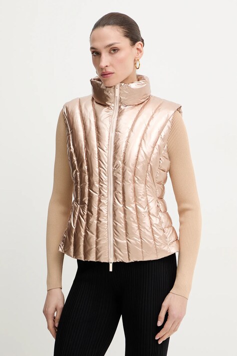 Armani Exchange bezrękawnik kolor złoty zimowy XW001809 AF18998