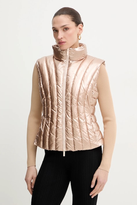 Armani Exchange bezrękawnik kolor złoty zimowy XW001809 AF18998