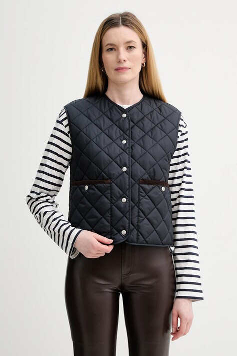 Marc O'Polo bezrękawnik kolor granatowy przejściowy 600111972009