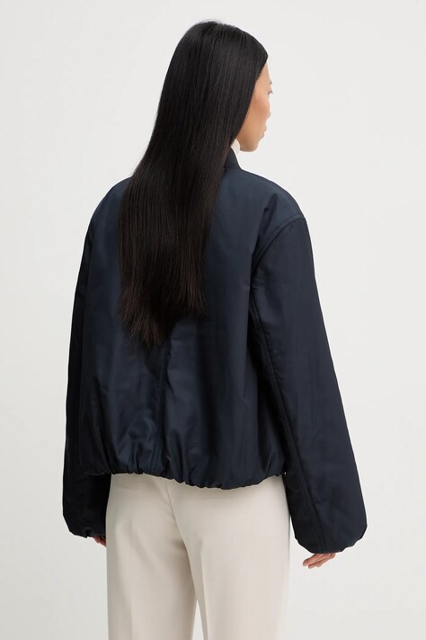 Marc O'Polo kurtka kolor granatowy przejściowa 5000007726