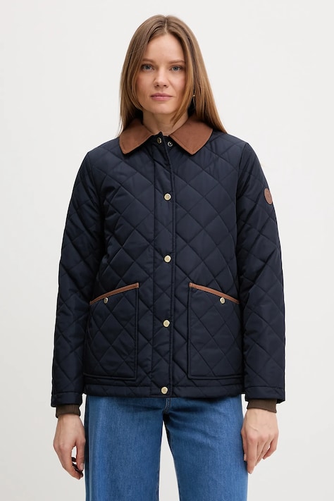 Lauren Ralph Lauren kurtka kolor granatowy przejściowa 297P10874