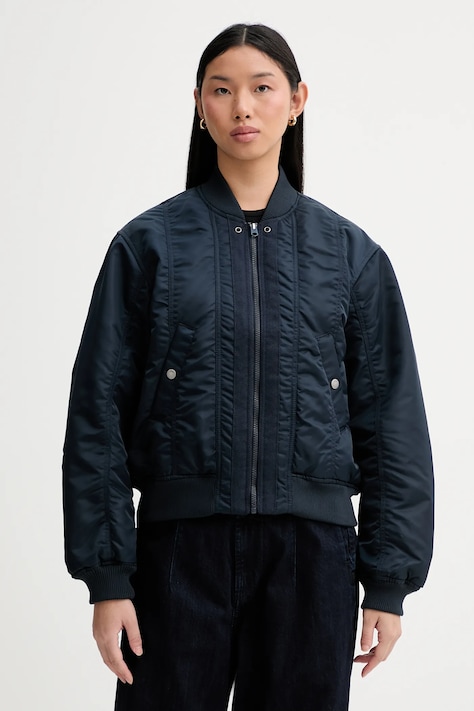 G-Star kurtka kolor granatowy przejściowa D27337-C143