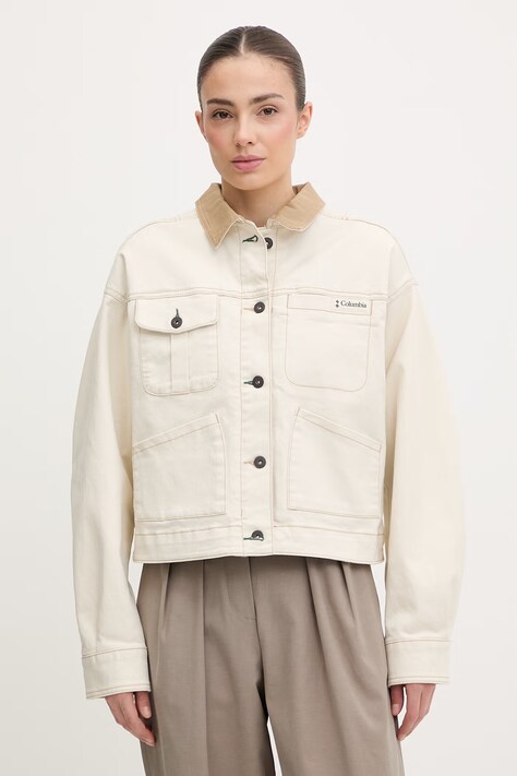 Columbia kurtka damska jeansowa Acker Rock beżowa 2156561