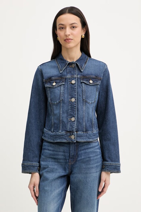 Pinko kurtka damska jeansowa niebieska 106388 A340