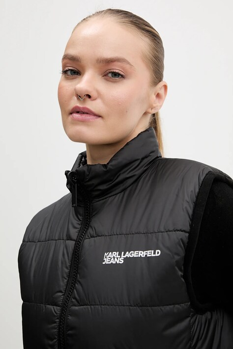 Двостороння безрукавка Karl Lagerfeld Jeans — SS26-KUD07R, чорний — фото 6