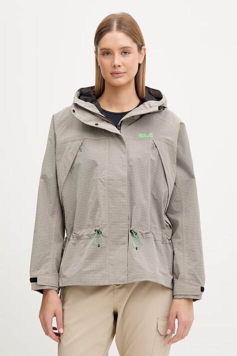 Jack Wolfskin kurtka trekkingowa damska Find The Wild beżowa A65737