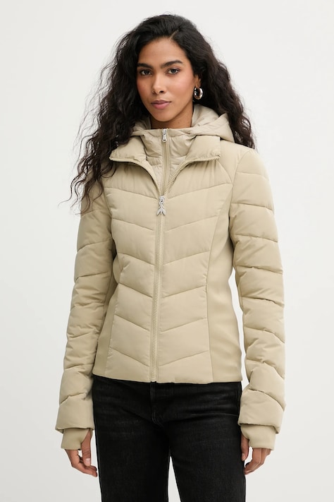 Bunda Patrizia Pepe béžová farba, prechodná, 8O0213 A680