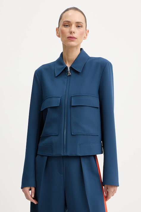 Patrizia Pepe kurtka kolor niebieski przejściowa 8O0224 A688