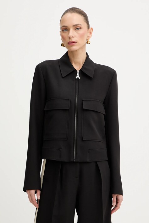 Patrizia Pepe kurtka kolor czarny przejściowa 8O0224 A688