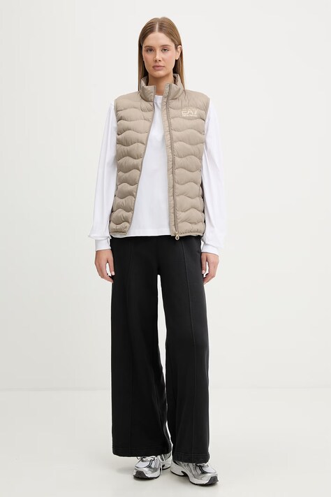 EA7 Emporio Armani bezrękawnik damski beżowy TNF8Z.8NTQ08