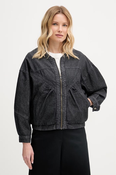 Hoss Intropia kurtka damska jeansowa czarna 5473147