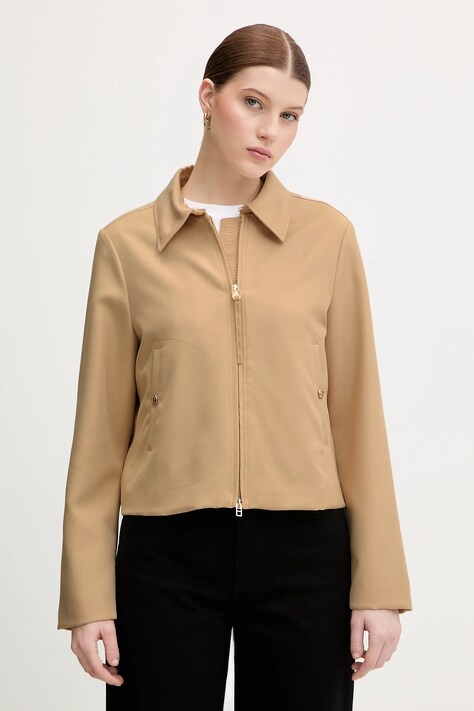 Joop! kurtka kolor beżowy przejściowa 30100851