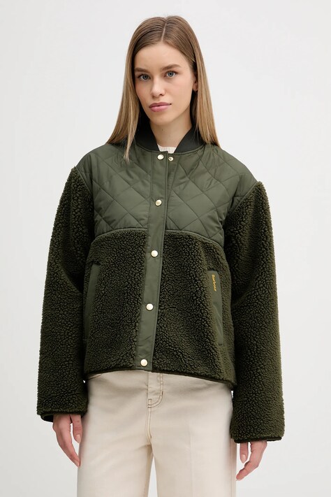 Barbour kurtka Wetherby kolor zielony przejściowa LFL0084