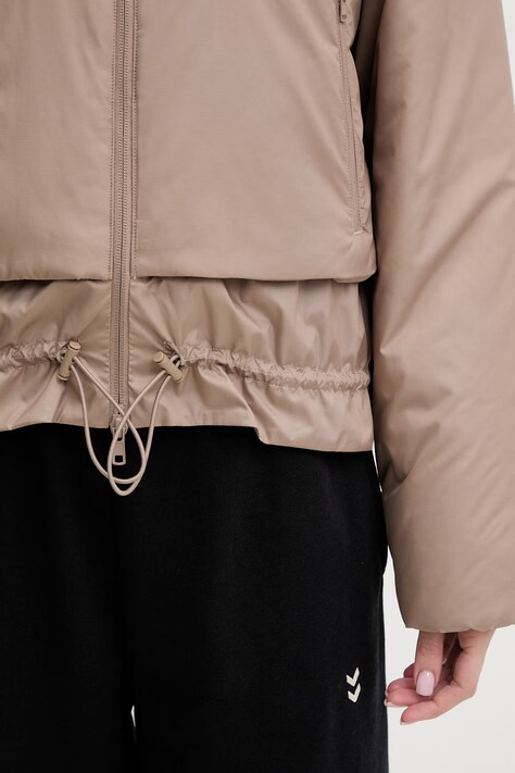 adidas by Stella McCartney kurtka kolor beżowy przejściowa KC2017