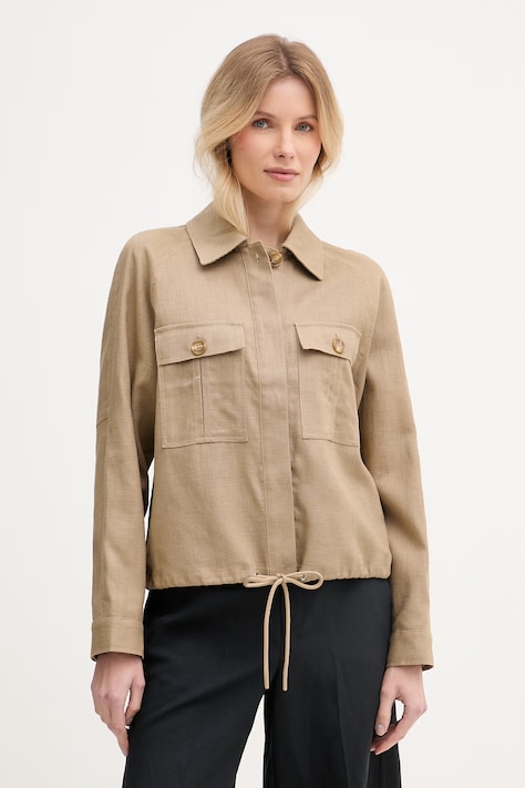 Mos Mosh kurtka koszulowa damska Ginah beżowa 177000