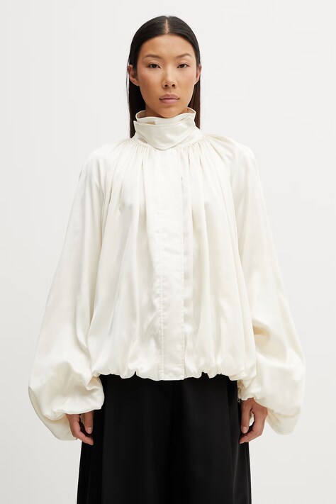 Rotate krótka kurtka damska beżowa 116447857