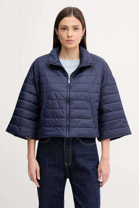 United Colors of Benetton kurtka kolor granatowy przejściowa 2TWDDN09O