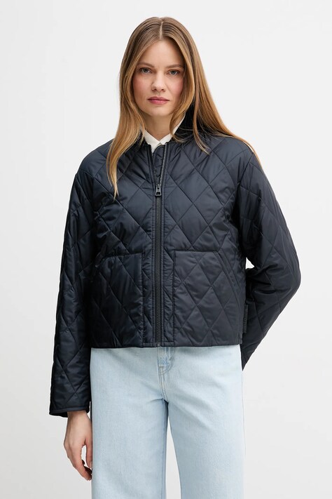 Marc O'Polo kurtka kolor granatowy przejściowa 5000013371