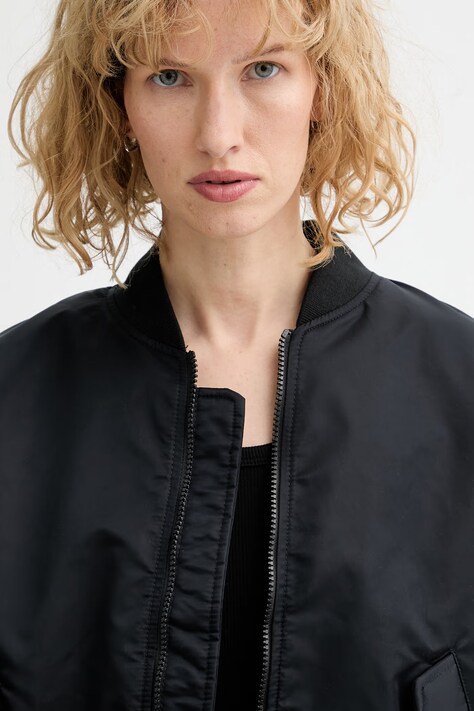 Levi's kurtka bomber SCOUT WESTERN kolor granatowy przejściowa 005AZ-0002