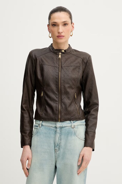 Guess jakna za žene NEW ANITA smeđa W6GL09 W1834