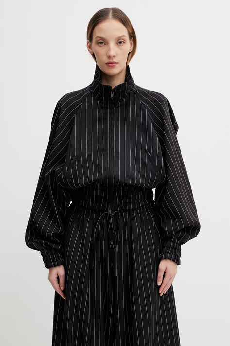 Y-3 bluza W PS SU BLOUSON damska kolor czarny wzorzysta KG0253