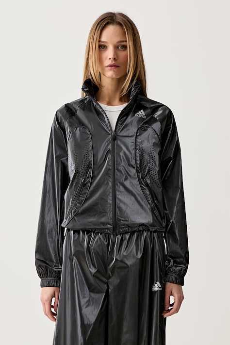 adidas Originals jachetă scurtă pentru femei F50 TRACKTOP argintie KE0249