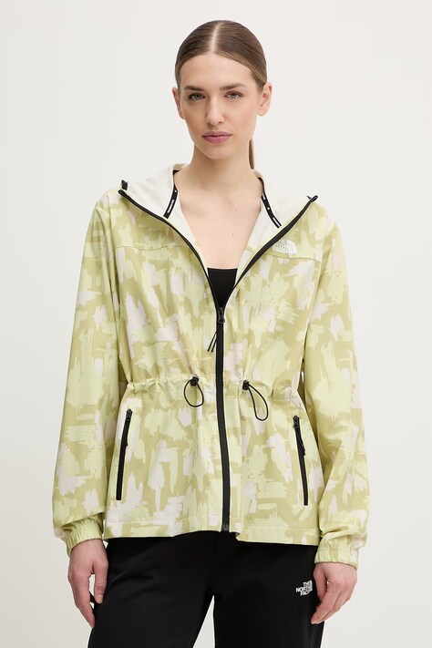 The North Face kurtka treningowa MOUNTAIN ATHLETICS kolor zielony przejściowa NF0A8E32MKO1