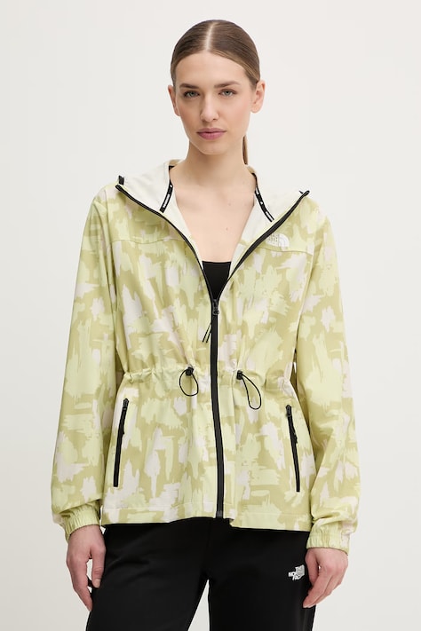 The North Face kurtka treningowa MOUNTAIN ATHLETICS kolor zielony przejściowa NF0A8E32MKO1