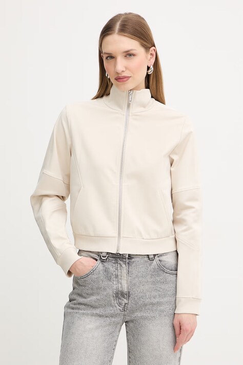 MAX&Co. bluza MCOCANDORE damska kolor beżowy gładka 2616911031200