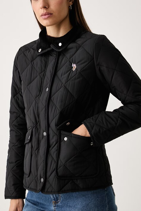 U.S. Polo Assn. демісезонна куртка жіноча QUILTED JACKET — фото 3