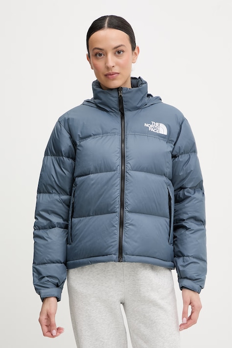 The North Face kurtka puchowa 1996 RETRO NUPTSE kolor niebieski zimowa NF0A3XEO0U31