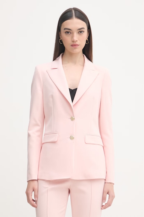 Gaudi marynarka jednorzędowa damska różowa 611FD35016
