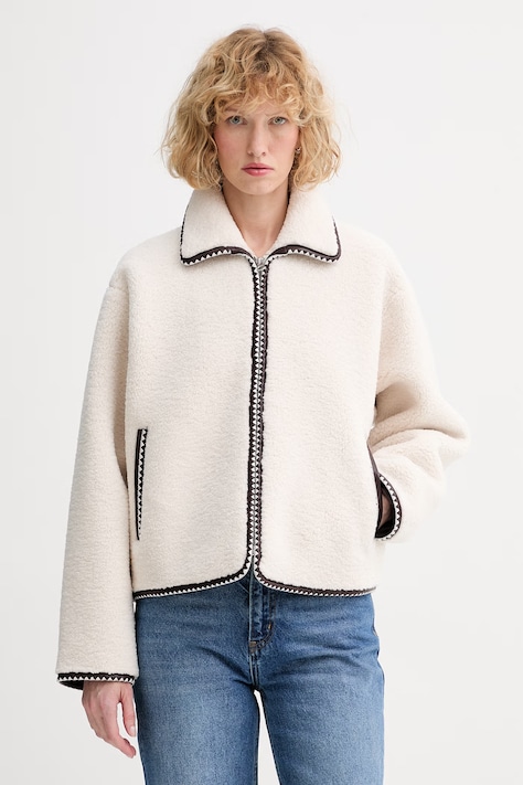 rag & bone kurtka damska Mai beżowa RA4S25H0MOW