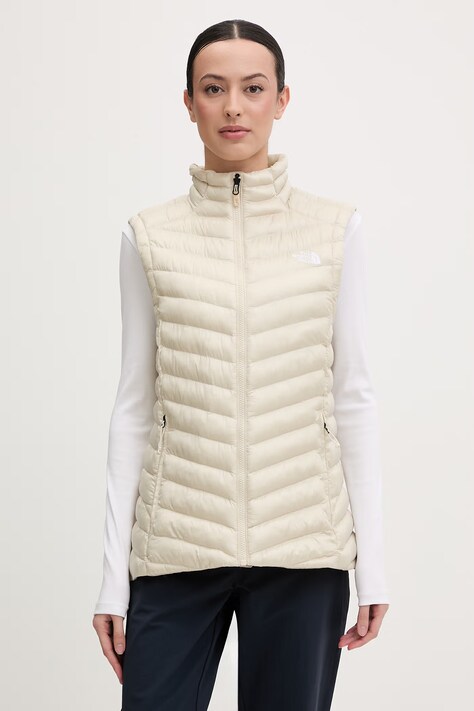 The North Face bezrękawnik damski HUILA beżowy NF0A8DW5DOM1