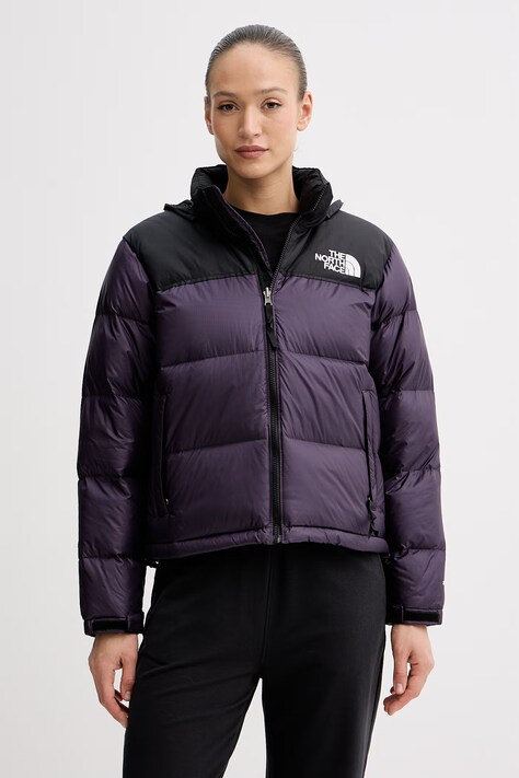 The North Face kurtka puchowa damska 1996 Retro Nuptse fioletowa NF0A3XEOGJI1