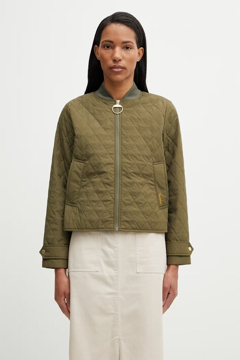Barbour LQU1895GN93 kurtka przejściowa damska zielona Whillan Quilted