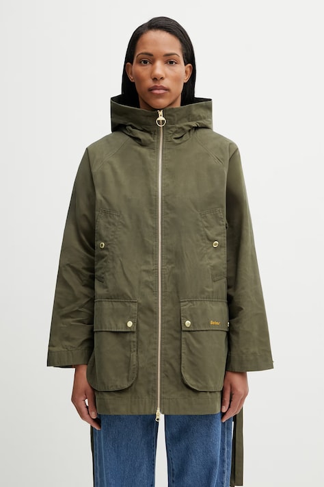 Barbour LSP0305OL72 prijelazna jakna za žene s pamukom zelena Middlemarch Showerproof