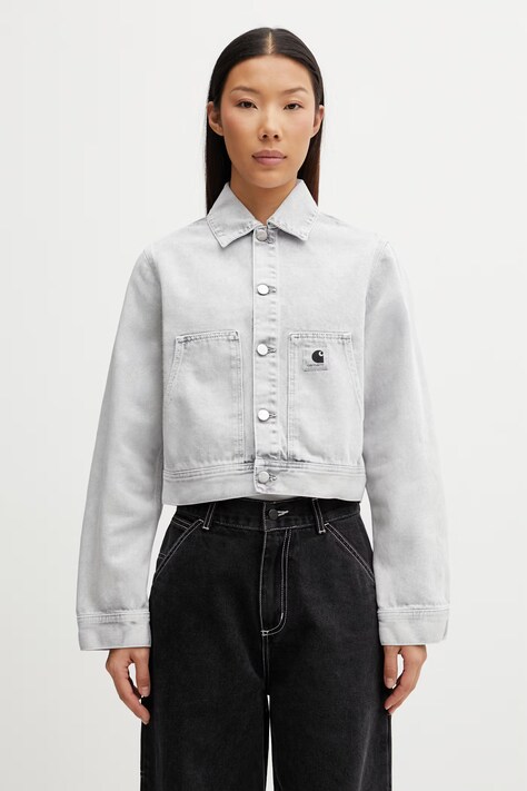 Carhartt WIP W' Arca Jacket kurtka jeansowa damska jeansowa szara I036528.895F