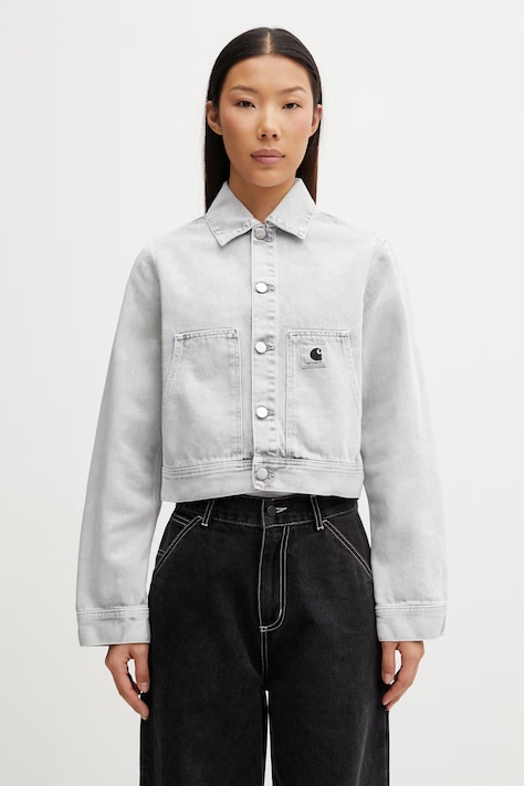 Carhartt WIP W' Arca Jacket kurtka jeansowa damska jeansowa szara I036528.895F