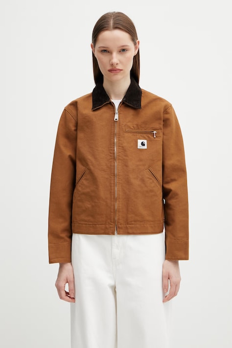 Carhartt WIP W' OG Detroit Jacket kurtka damska bawełniana brązowa I034844.00S02