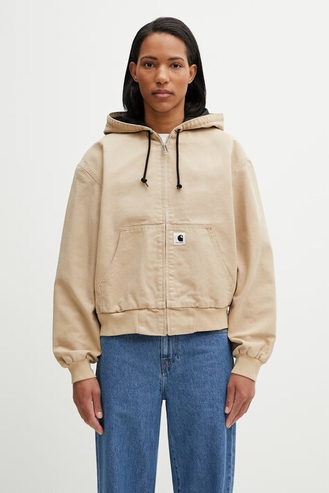 Carhartt WIP W' OG Active Jacket преходно яке дамско от памук бежово I034842.07E4O