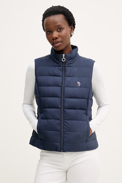 U.S. Polo Assn. елек дамски Lightweight Puffer Gilet тъмносин WUP0367