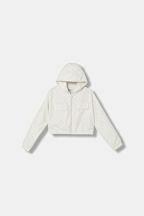 Guess kurtka dziecięca kolor beżowy J6RQ03 WH2K0