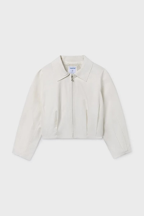 Mayoral geacă copii culoarea alb, 6405