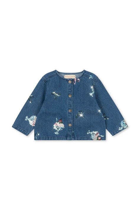 Дитяча джинсова куртка Konges Sløjd MAGOT SEQUIN DENIM JACKET GOTS — фото 2