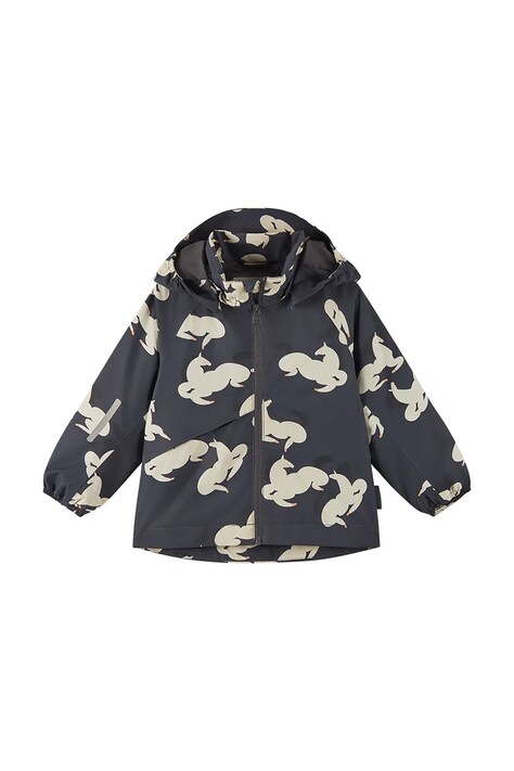 Reima kurtka przeciwdeszczowa dziecięca Soukka czarna 5100429B