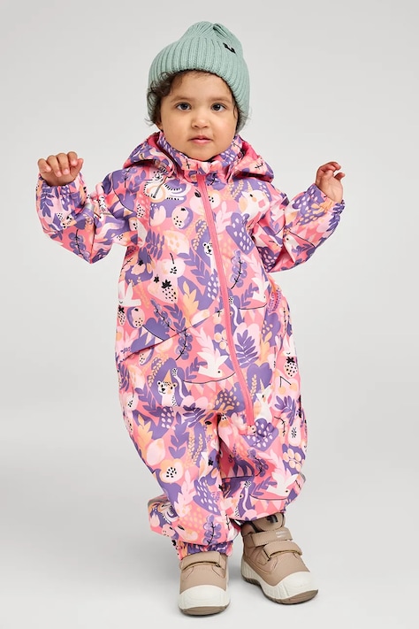 Ολόσωμη φόρμα μωρού Reima Jupperi χρώμα: ροζ, 5100430B