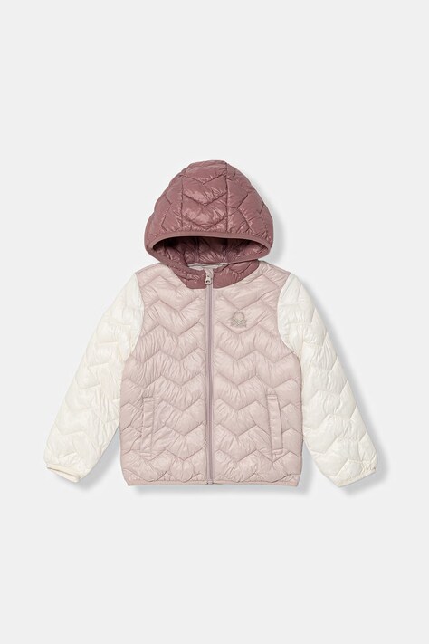 United Colors of Benetton jakna otroška roza 21INGN02Z