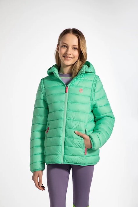Lemon Explore detská bunda tyrkysová OUTERWEAR GIRL